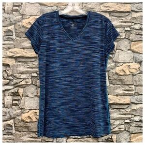 #14 Beverly Hills Polo Club Yoga Running Workout Short Sleeve T-Shirt Top Medium